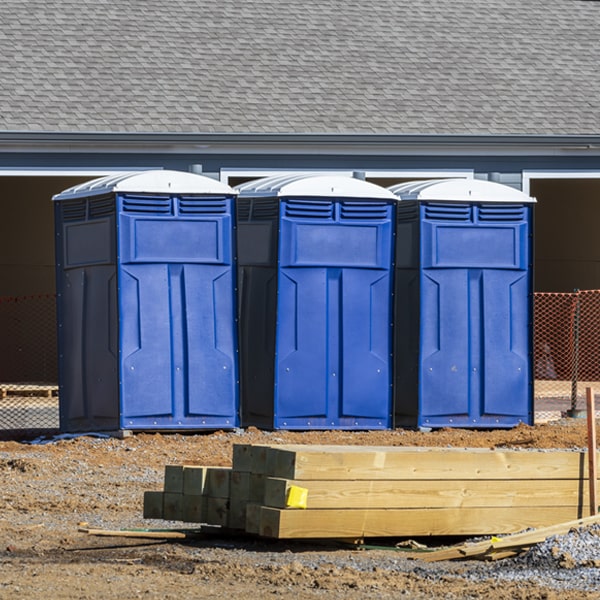 what is the maximum capacity for a single portable restroom in Taswell IN